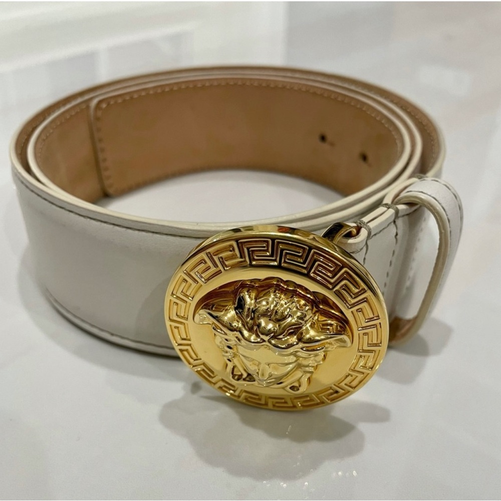 Authentic Men CLASSIC MEDUSA LEATHER BELT